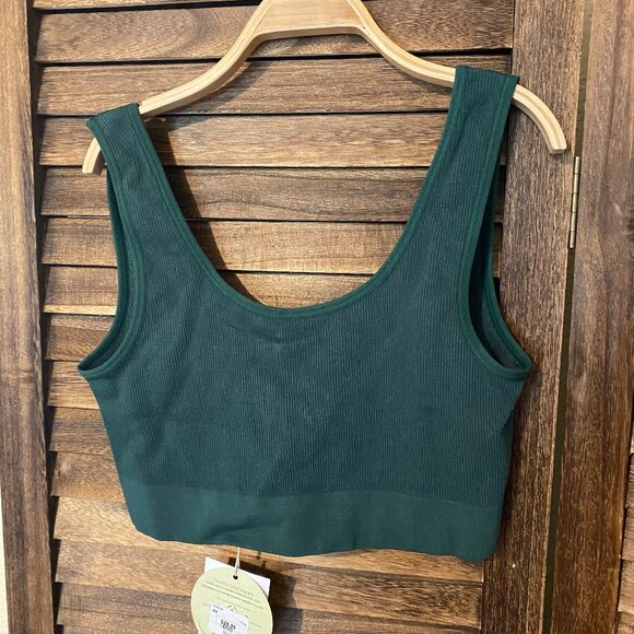 C'est Moi Other - C'est Moi Ribbed Reversable Bamboo Bralette "Pine"